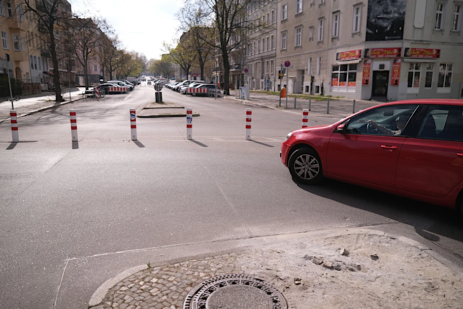 Ein Kiezblock in Wedding im Bezirk Mitte. Weitere sollen umgesetzt werden.