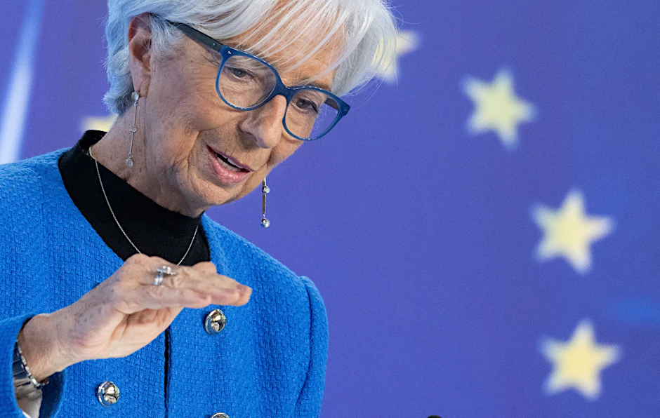 Christine Lagarde, Präsidentin der Europäischen Zentralbank:&nbsp;„Die Zollpolitik von US-Präsident Trump wirkt sich negativ auf die konjunkturelle Entwicklung aus.“
