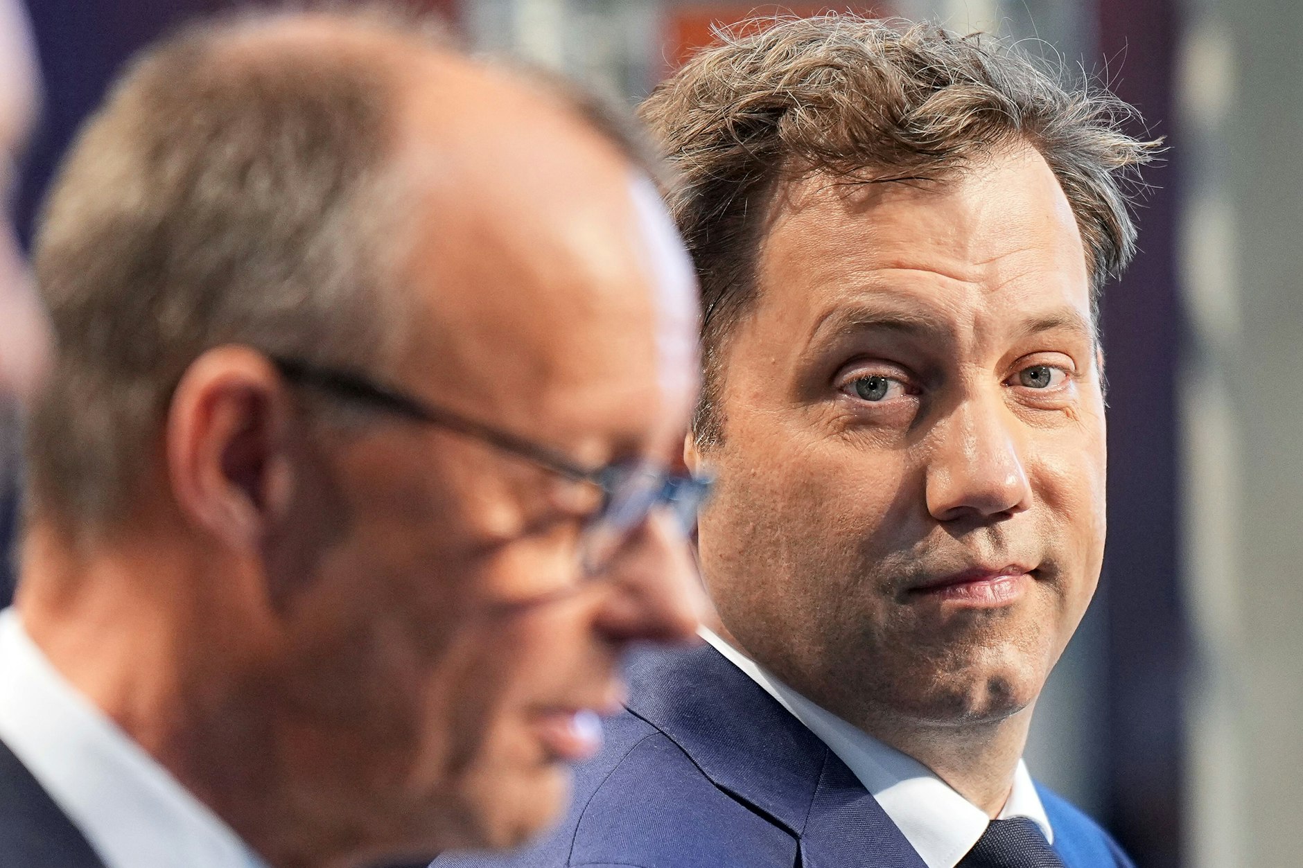 Sie wollen wohl das Lügen verbieten: Friedrich Merz und Lars Klingbeil.