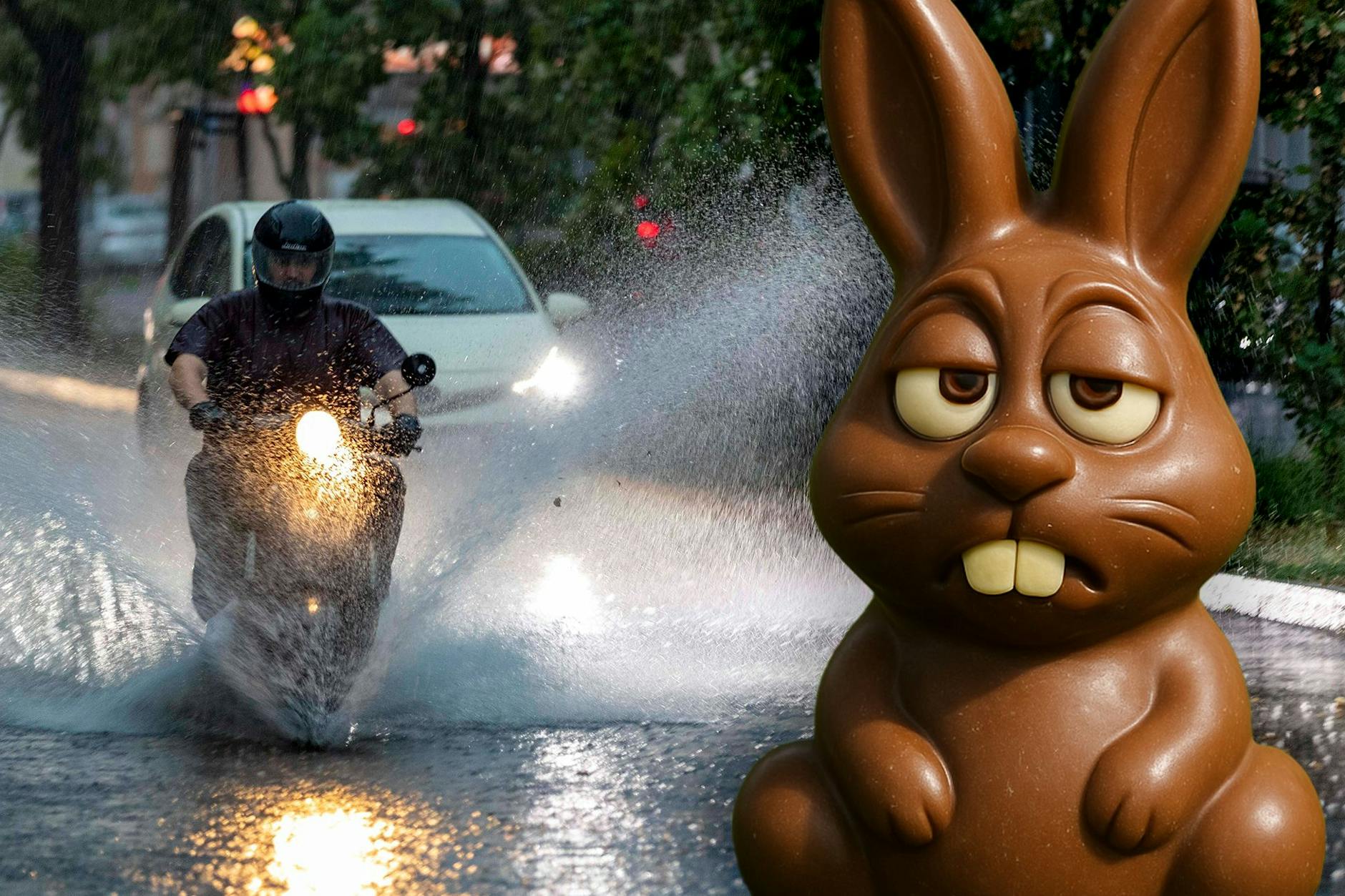 Ostern könnte in einigen Regionen Deutschlands stürmisch und nass ausfallen: Der Deutsche Wetterdienst warnt vor Starkregen, Gewittern und Unwettern!