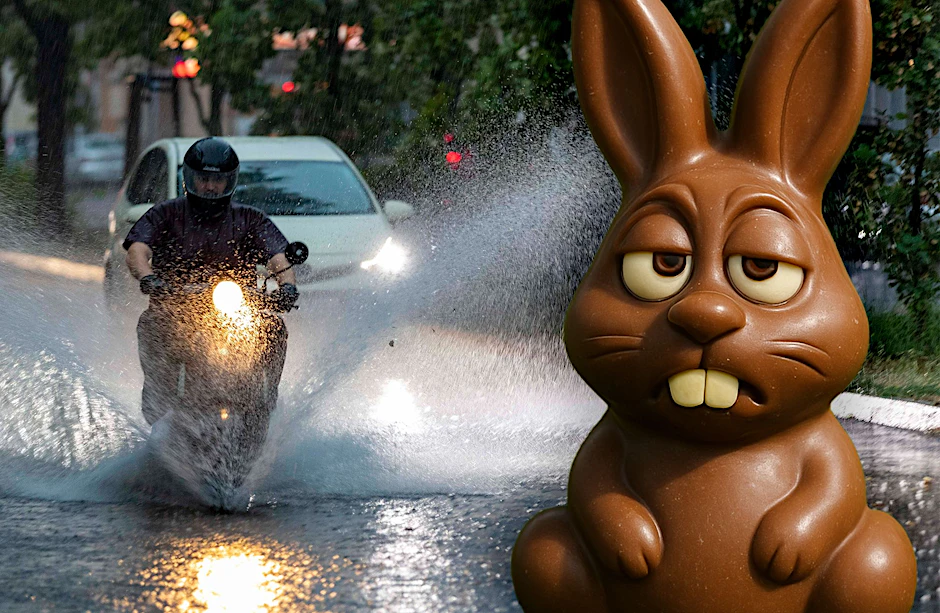 Ostern könnte in einigen Regionen Deutschlands stürmisch und nass ausfallen: Der Deutsche Wetterdienst warnt vor Starkregen, Gewittern und Unwettern!