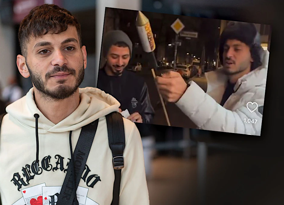 Influencer Atallah Younes schoss eine Silvesterrakete in eine Berliner Wohnung, wurde dafür erst kürzlich zu einer Bewährungsstrafe verurteilt – und fliegt nun wieder Richtung Heimat.