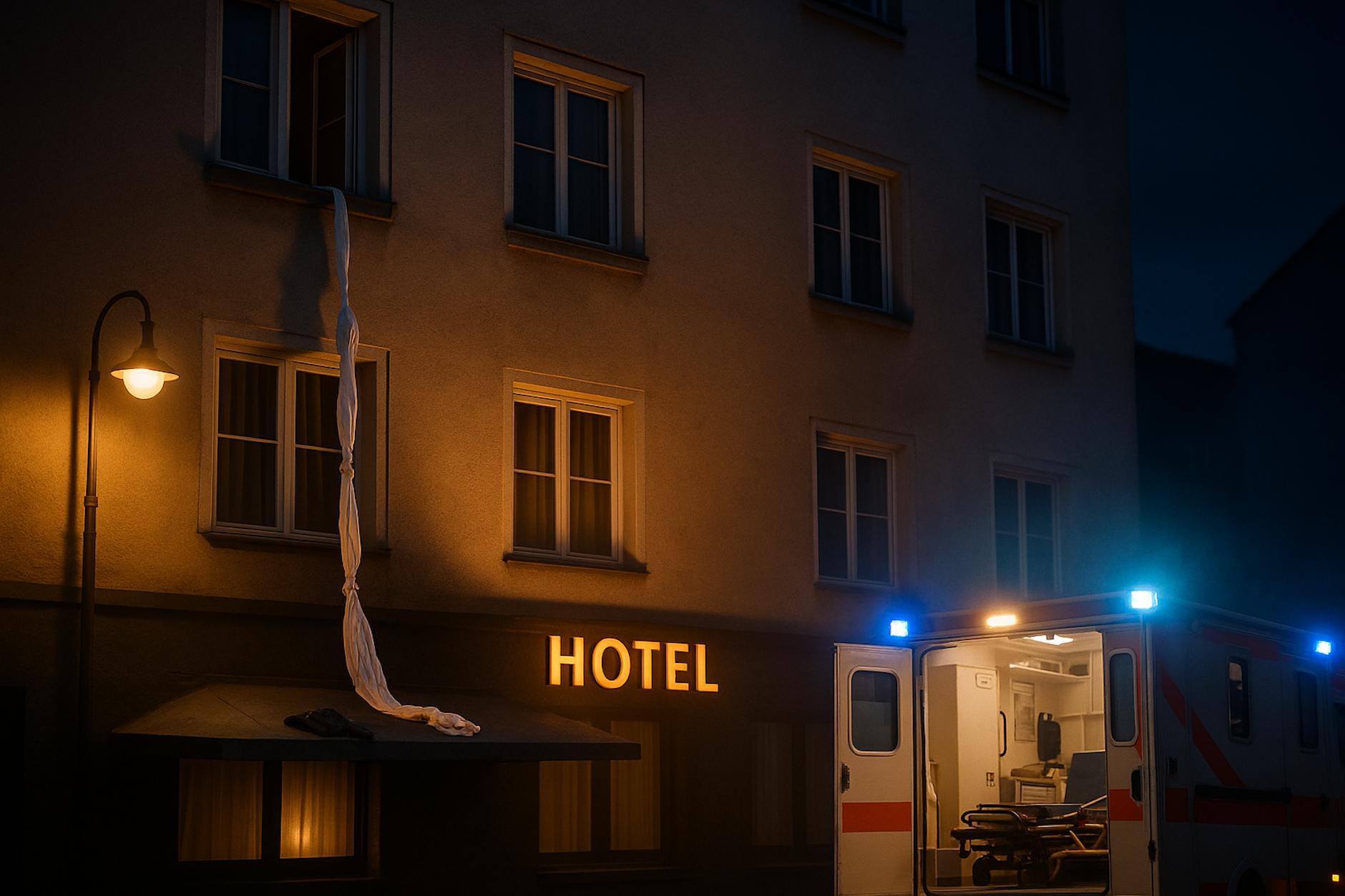 So ähnlich hat es wohl in Ravensburg ausgesehen, als ein Mann mithilfe von Bettlaken aus dem Fenster vor seiner Frau flüchten wollte (Symbolbild).