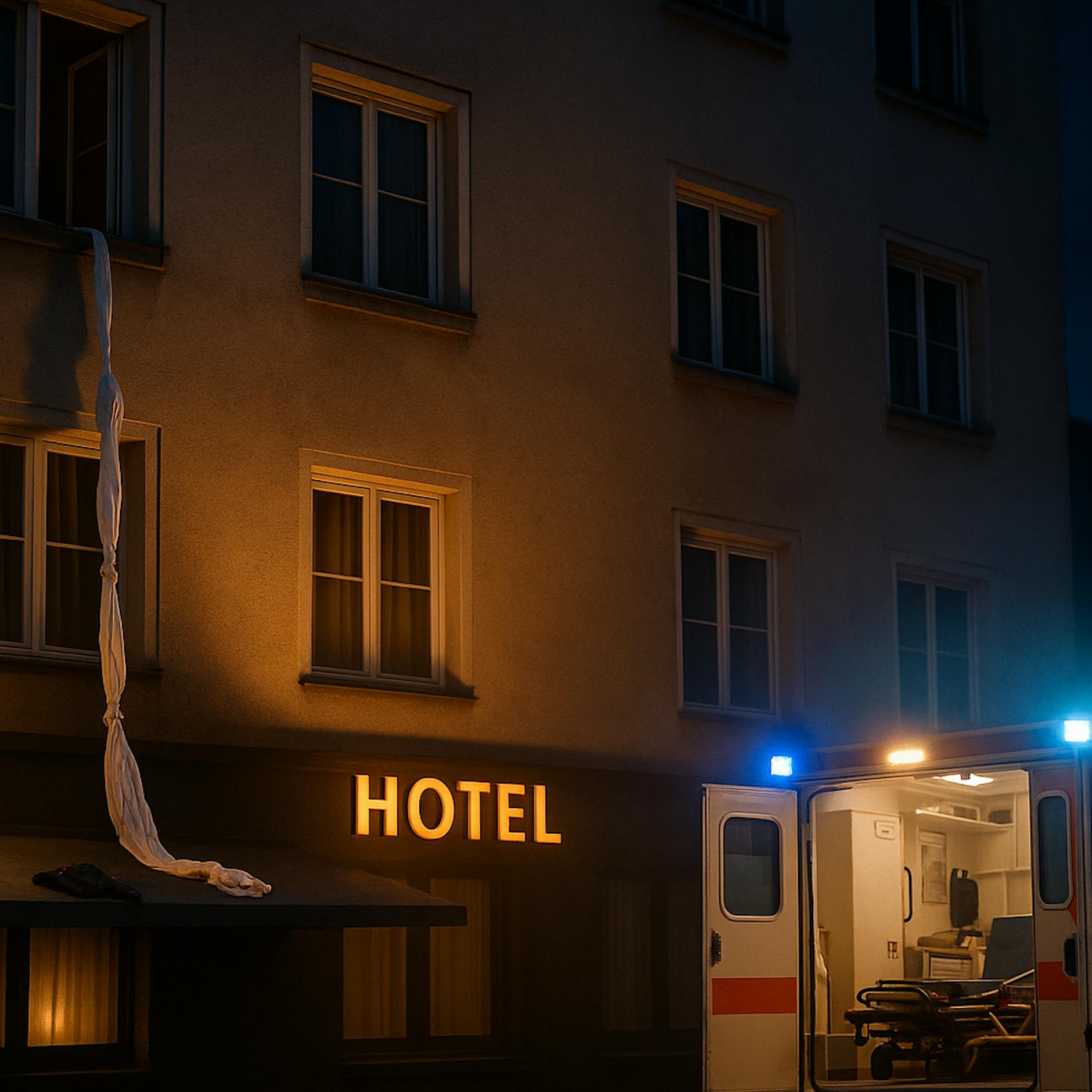 Wegen Seitensprung! Mann (66) seilt sich mit Bettlaken ab – Absturz!