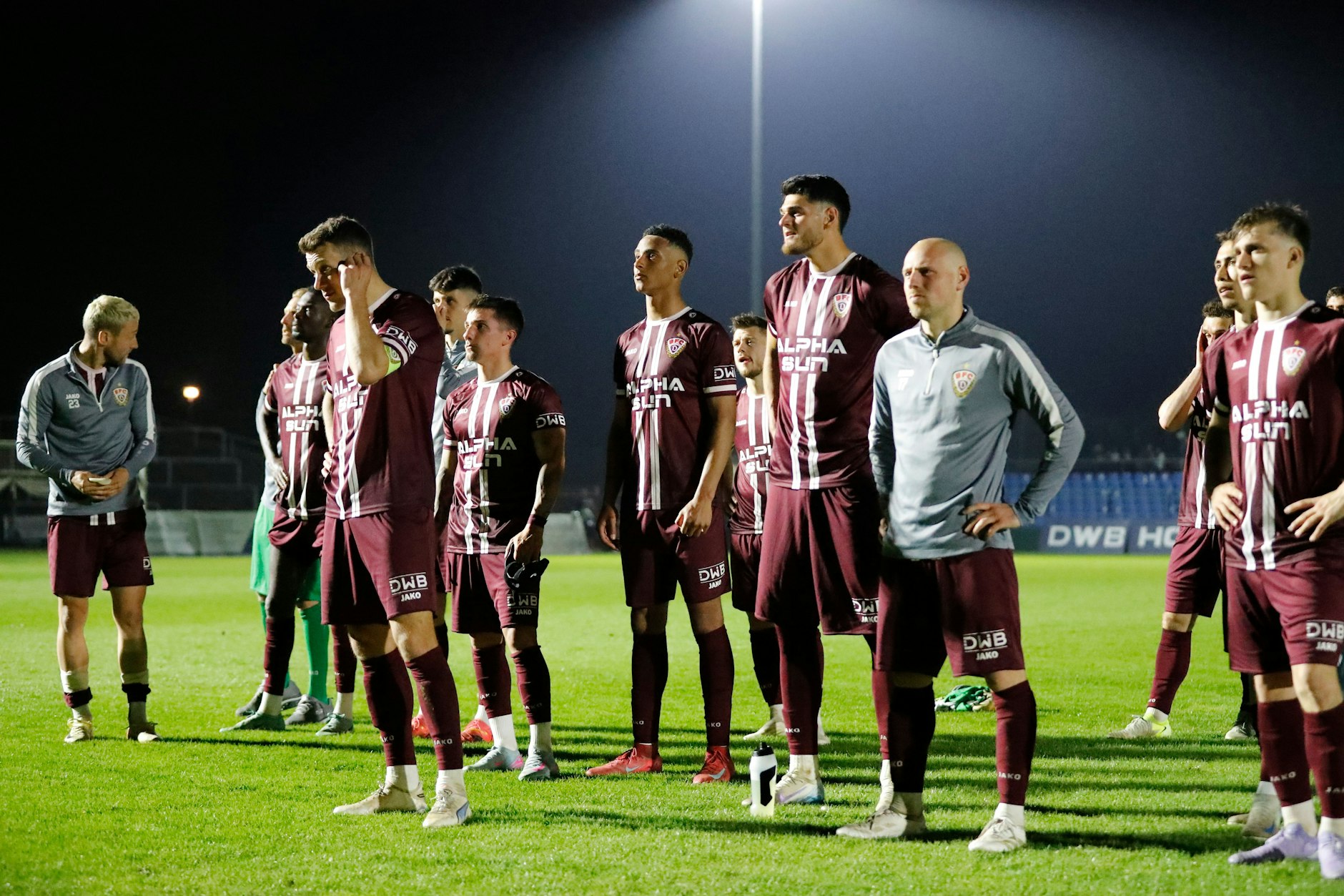 Wenn die Spieler des BFC gegen Altglienicke gewinnen, wir deutlich mehr Rabatz vorm Fanblock sein.