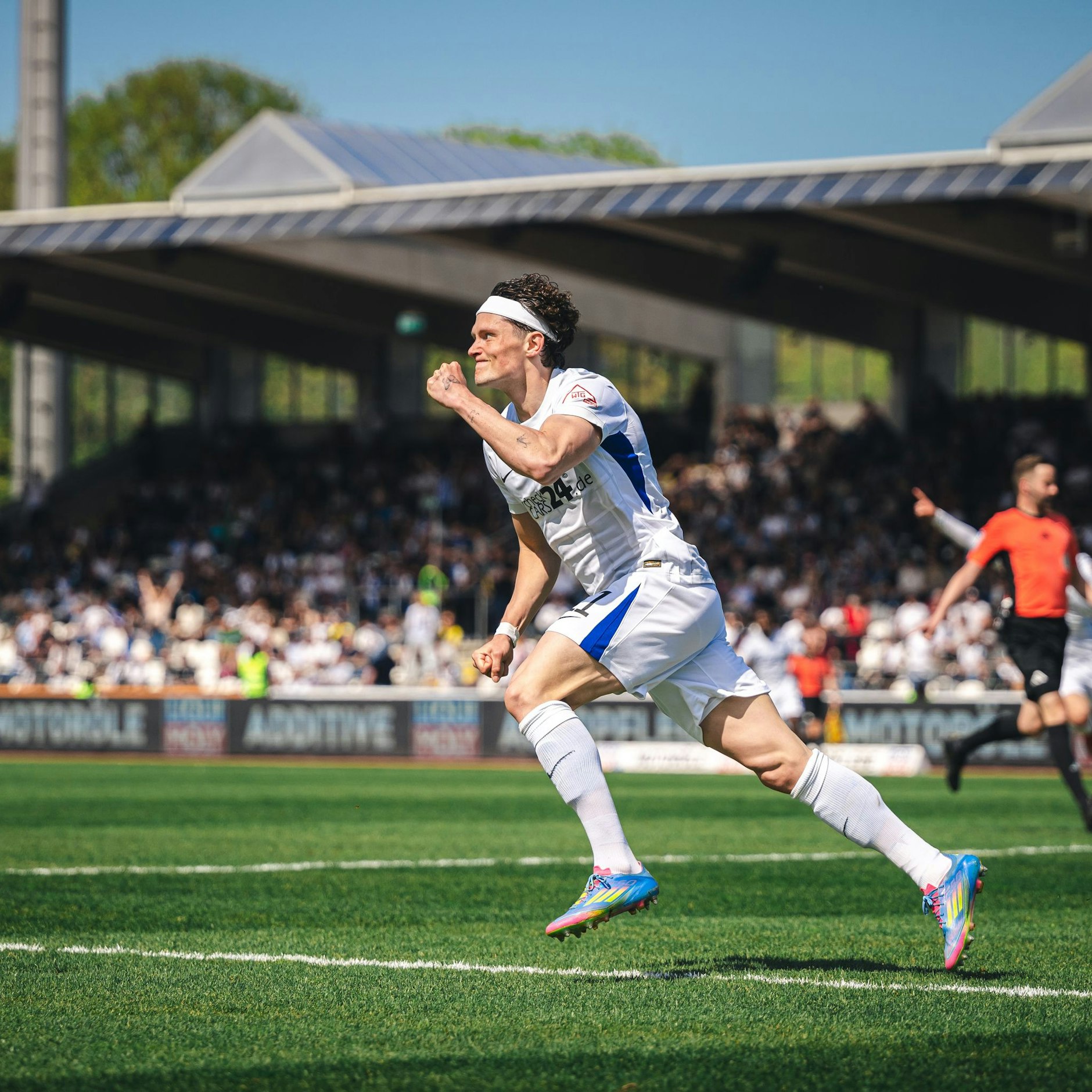 Herthas Fabian Reese drehte das Spiel in Ulm mit zwei Toren in fünf Minuten.