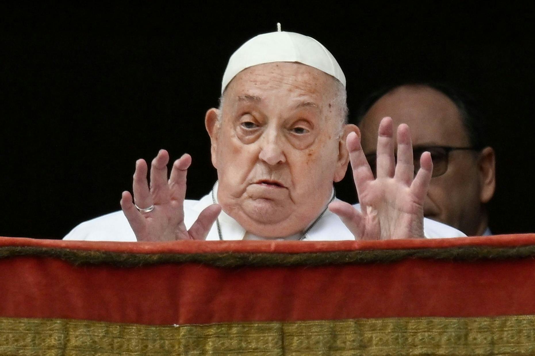 Papst Franziskus spendete am Ostersonntag den traditionellen Segen Urbi et Orbi.