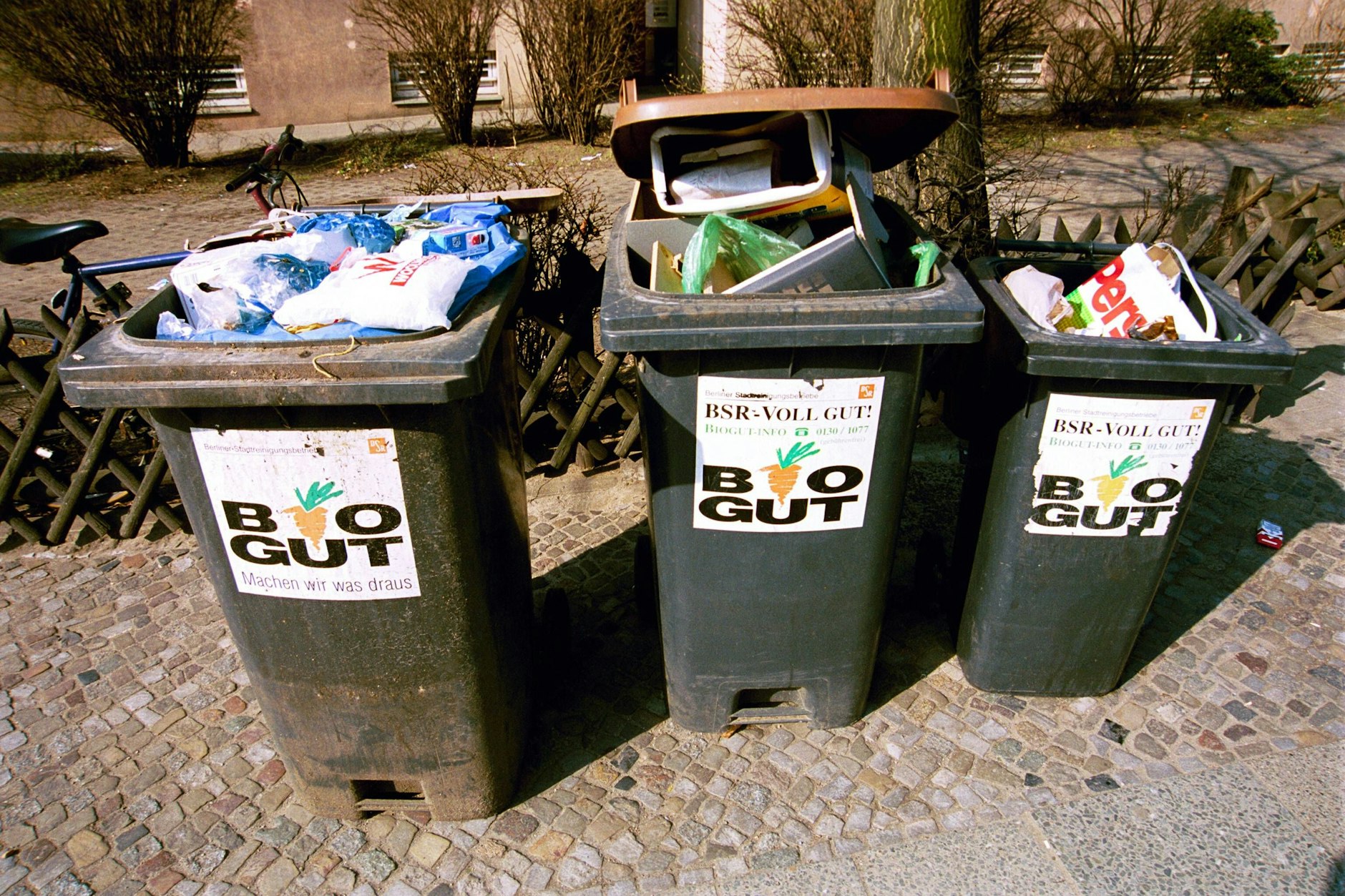 Restmüll in der Biotonne, das geht gar nicht.