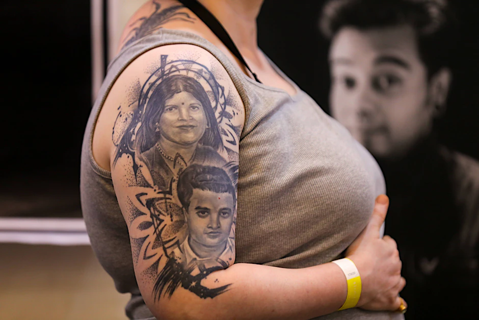 Ein Tattoo dieser Größe ist laut Studien gesundheitlich bedenklich.