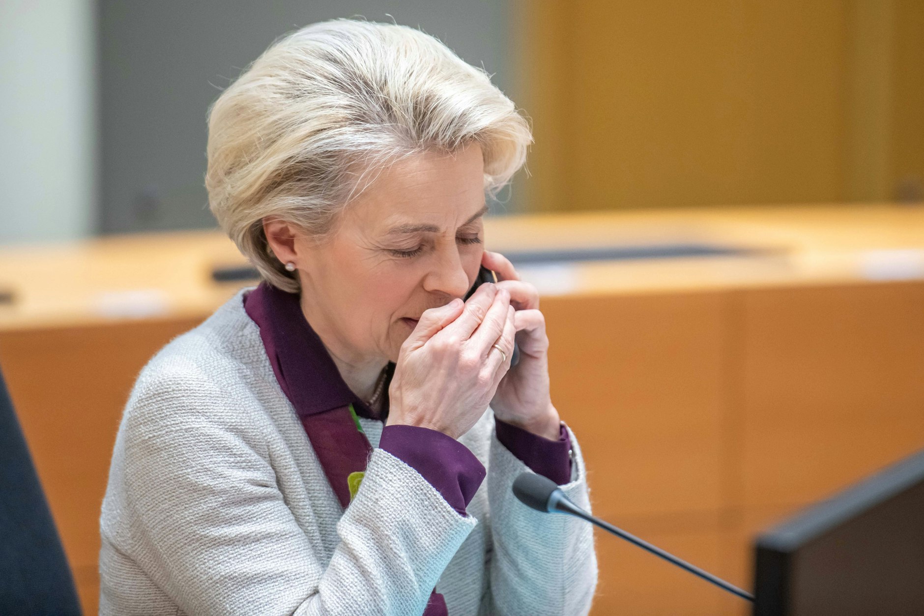 EU-Kommissionspräsidentin Ursula von der Leyen. Ihren Angaben zufolge wenden sich derzeit viele Länder an die EU, um einen starken Partner zu finden.