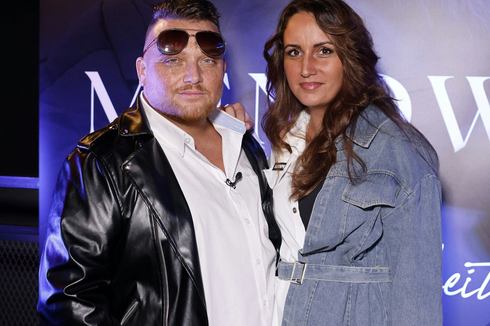 Menowin Fröhlich und seine Frau Senay im Januar 2023.