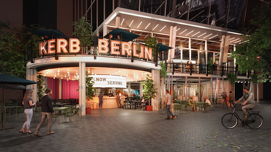Ist das die Rettung des Potsdamer Platzes? Schon im Mai soll die KERB Food Hall eröffnen.