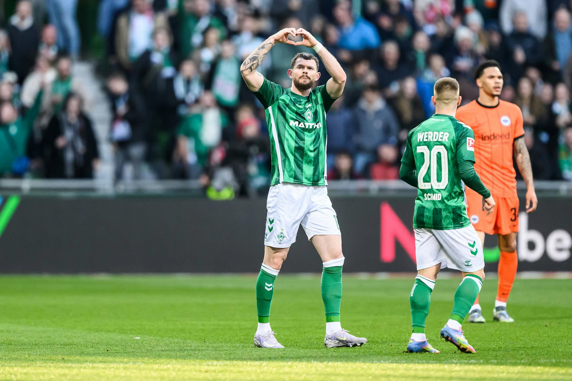 Oliver Burke trägt in der neuen Saison das Trikot des 1. FC Union Berlin, verlässt Werder Bremen dafür ablösefrei.