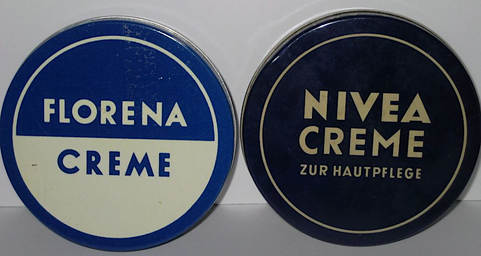 Ost-Creme neben West-Creme: Neben Florena aus der DDR wurde in Sachsen auch die Nivea-Creme produziert.