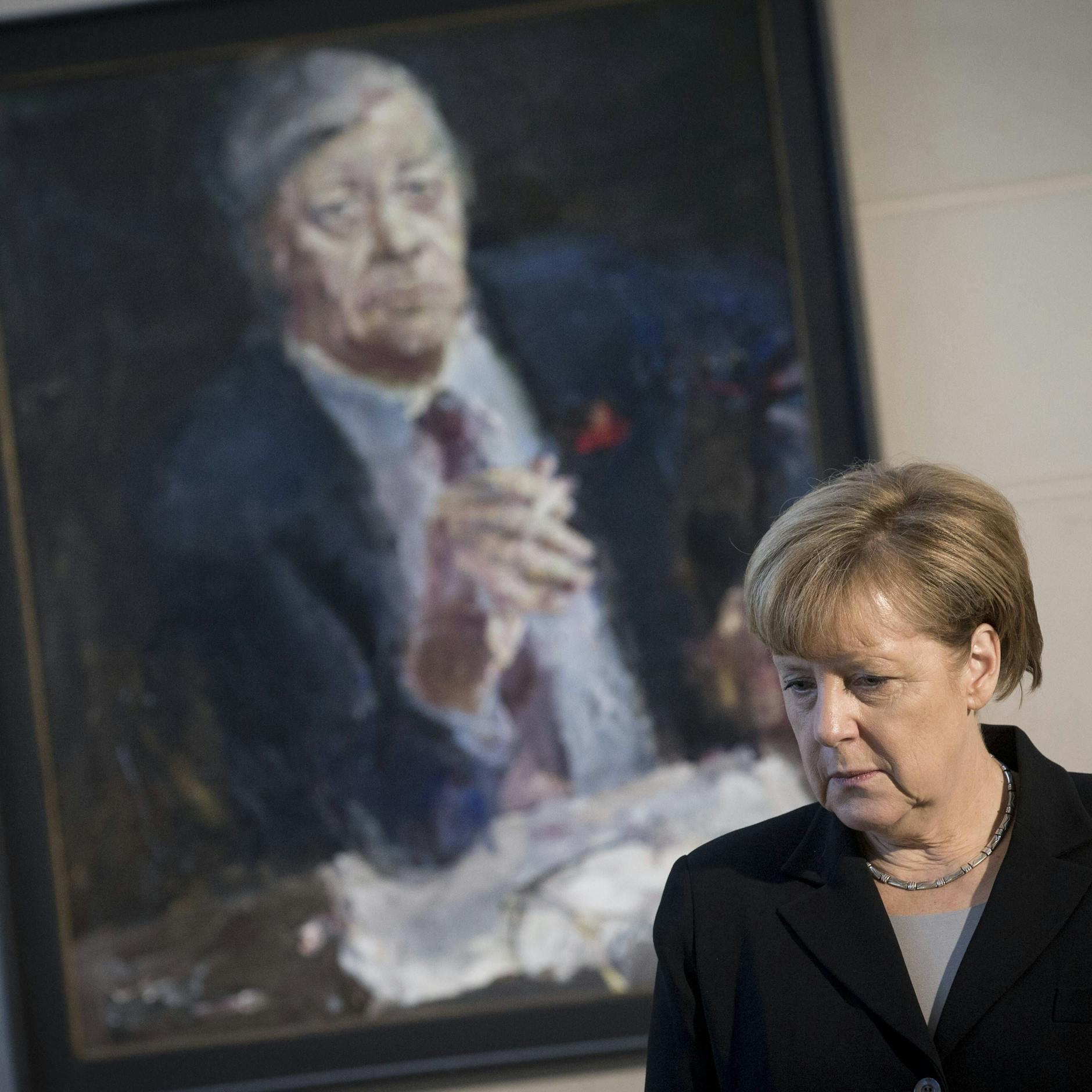 Image - Noch ohne Porträt im Kanzleramt: Wer verewigt Angela Merkel auf Leinwand?