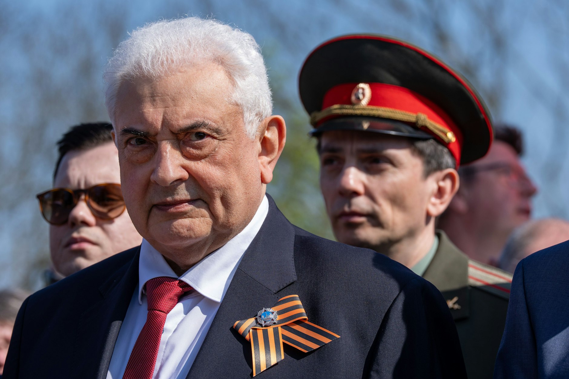 Sergej Netschajew, russischer Botschafter in Deutschland, nahm an der Gedenkveranstaltung zur Schlacht um die Seelower Höhen teil.