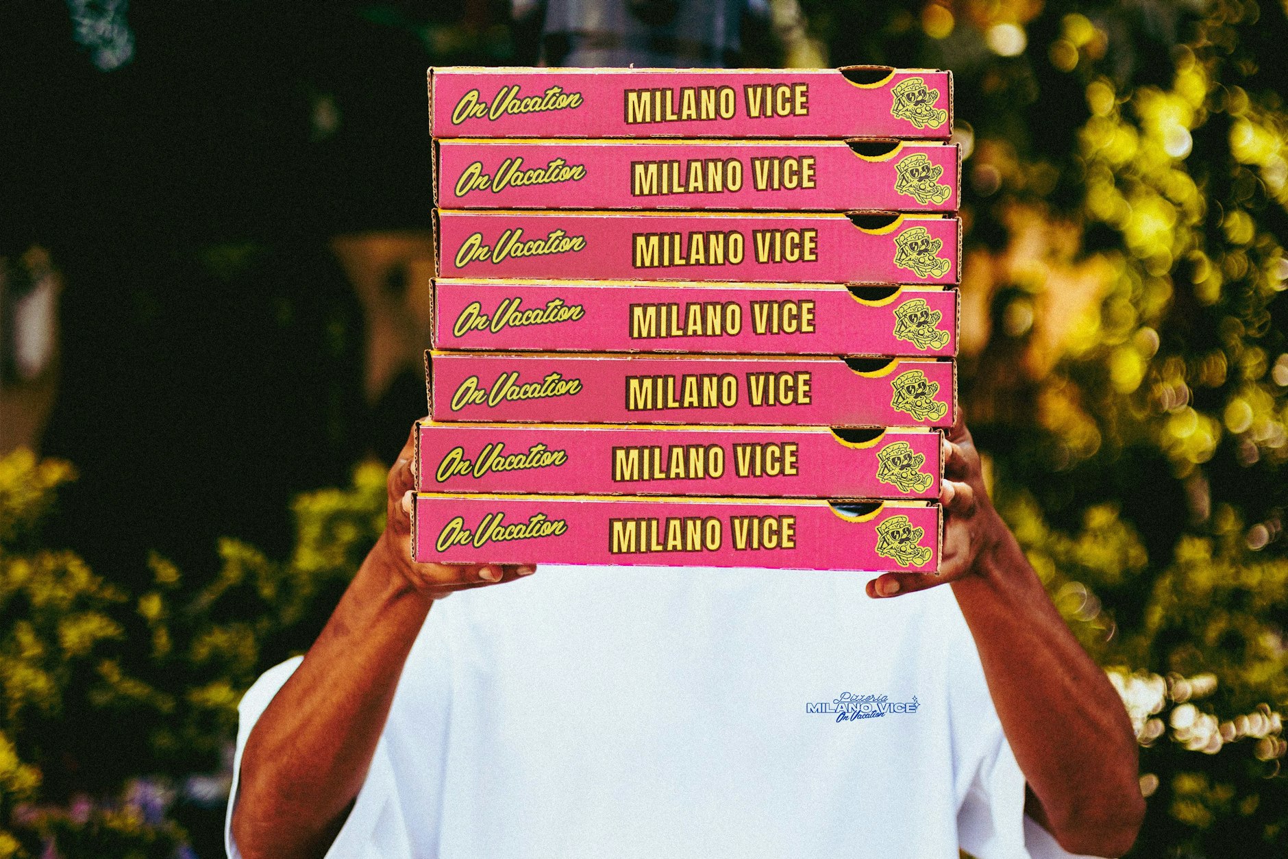 Poppiger Karton, aber wie ist der Inhalt? Wir probierten die Pizza von Milano Vice.