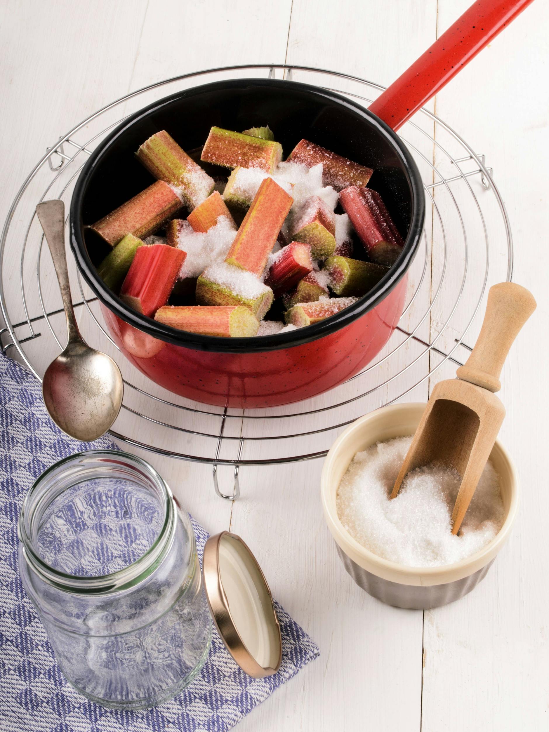 Wie kocht man Rhabarberkompott? Es ist nicht schwer! Mit unserem Rezept von Uroma können Sie es ausprobieren.