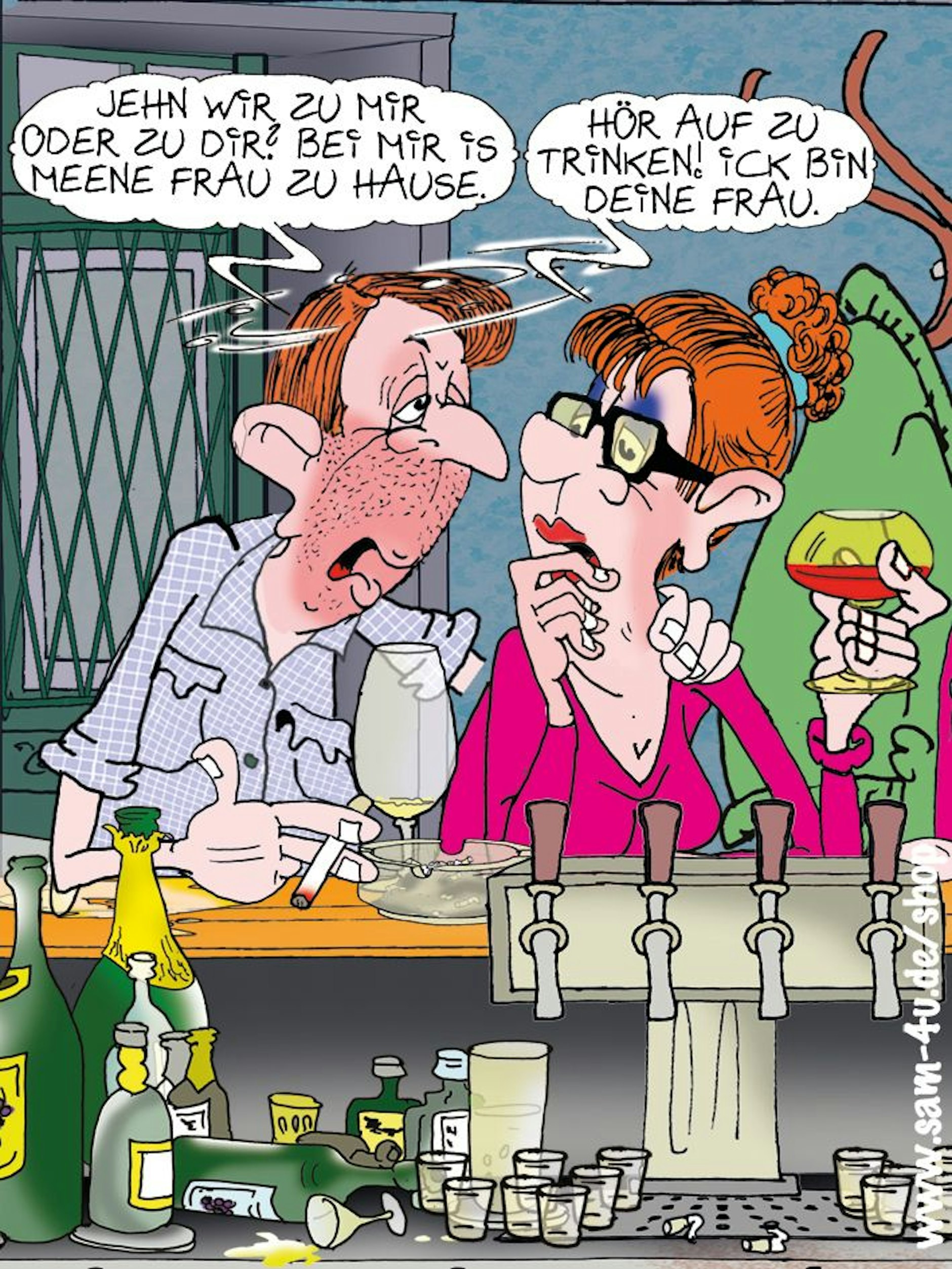 Auch heute haben wir einen genialen Cartoon des Tages von unserem Zeichner Sam Paff für Sie. 