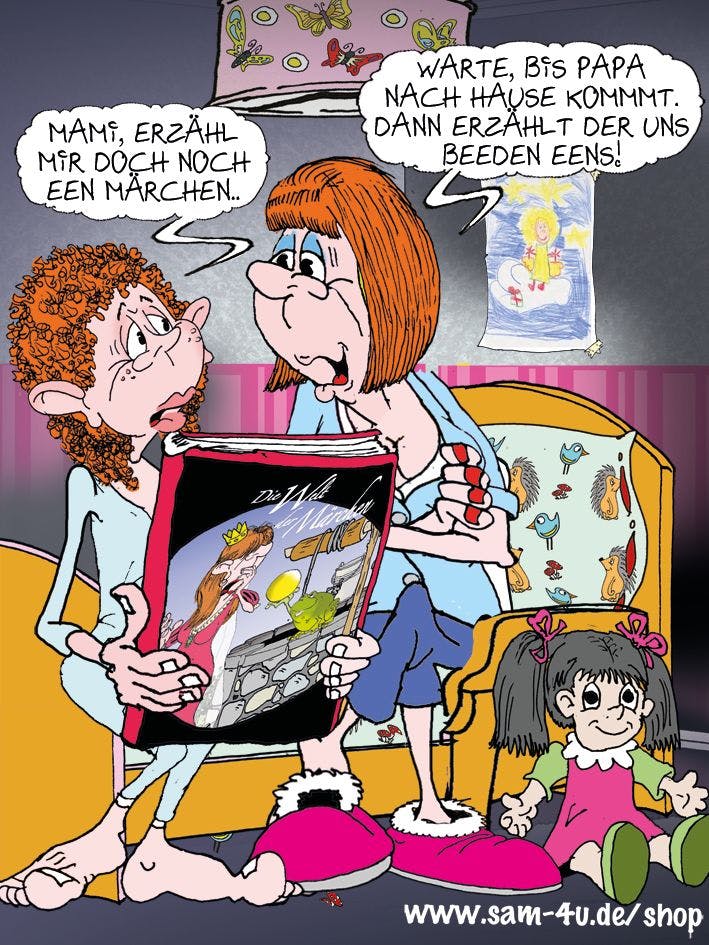 Vorhang auf für unseren Cartoon des Tages - auch heute kommt er von unserem Zeichner Sam Paff aus Berlin.
