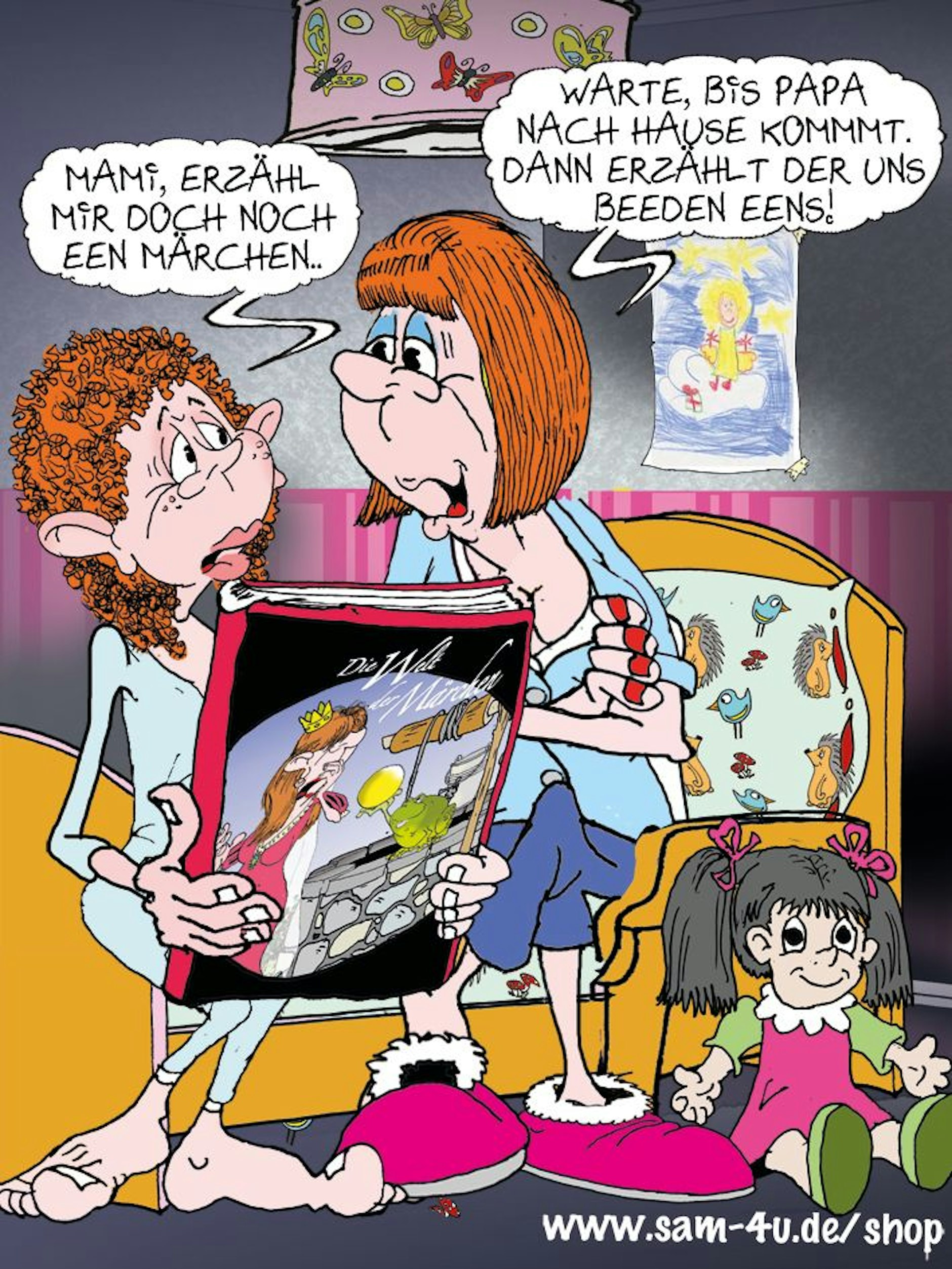 Vorhang auf für unseren Cartoon des Tages - auch heute kommt er von unserem Zeichner Sam Paff aus Berlin.