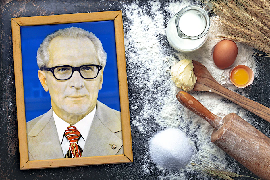 Erich Honecker als Kuchen? Ja, das geht! Im Rezept erfahren Sie, wie Sie einen leckeren Honeckerkuchen backen und wie er zu seinem Namen kam.
