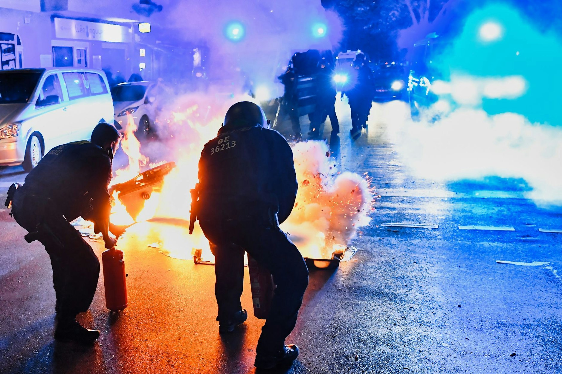 Tatort Sonnenallee: Hier eskalierte die Gewalt aus Pro-Palästina-Demonstrationen in den vergangenen Monaten immer wieder. Als Zielscheibe von Randalierern sieht die Polizei besonders Journalisten.