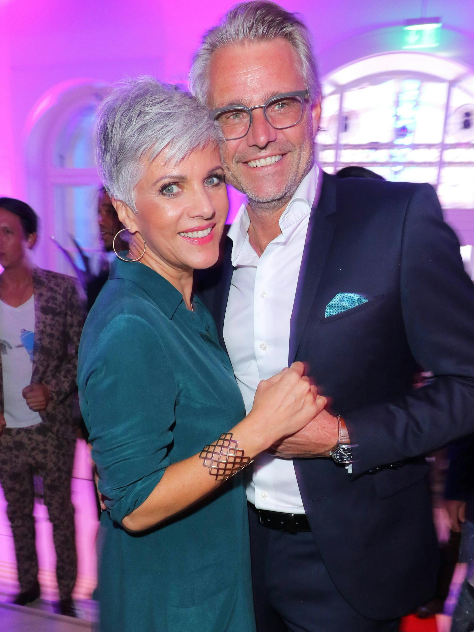 Birgit Schrowange mit Frank Spothelfer, ihrer momentanen großen Liebe.