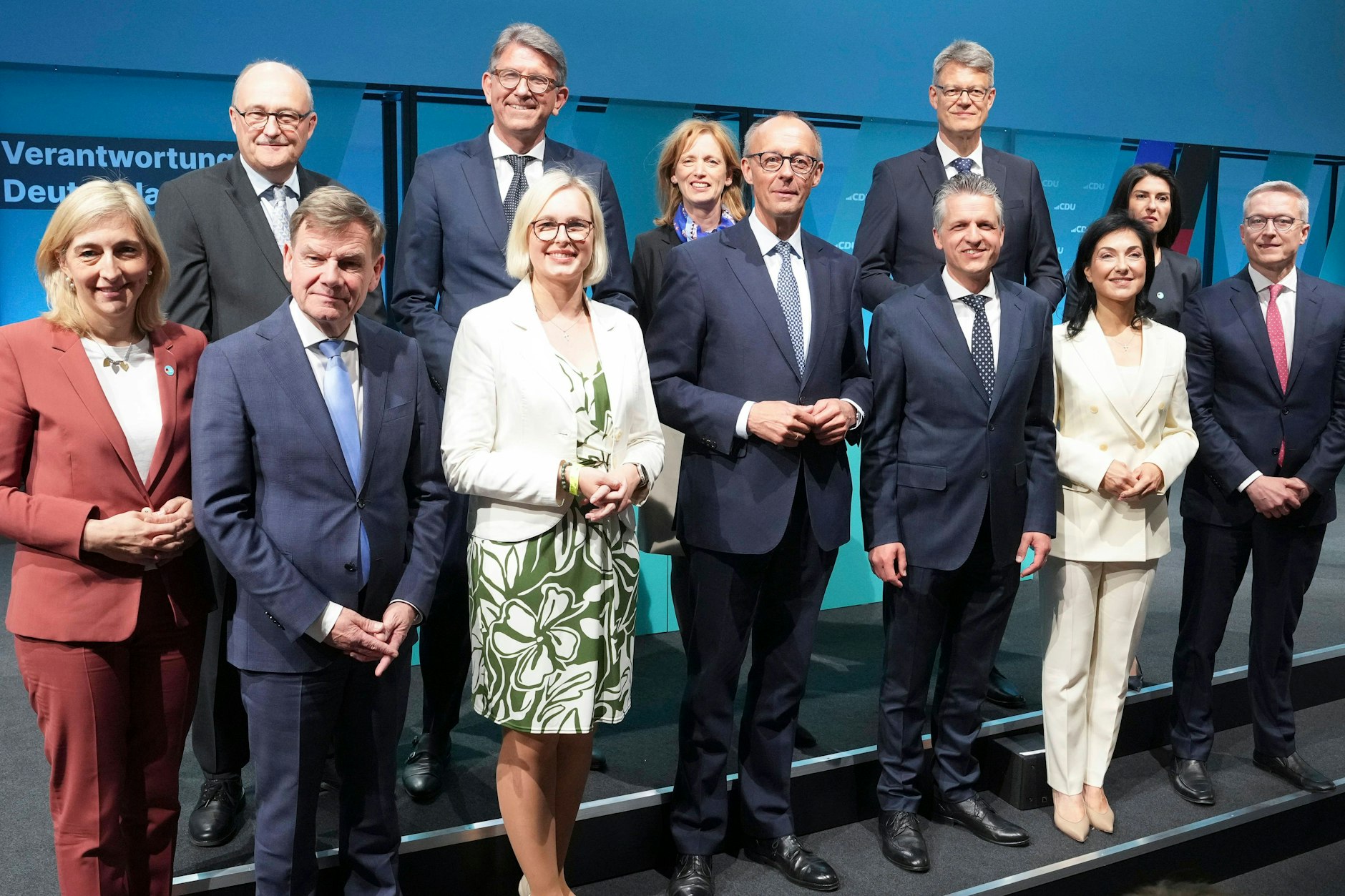 Die künftige CDU-Riege im Kabinett von Merz, der am 6. Mai zum Kanzler gewählt werden soll.