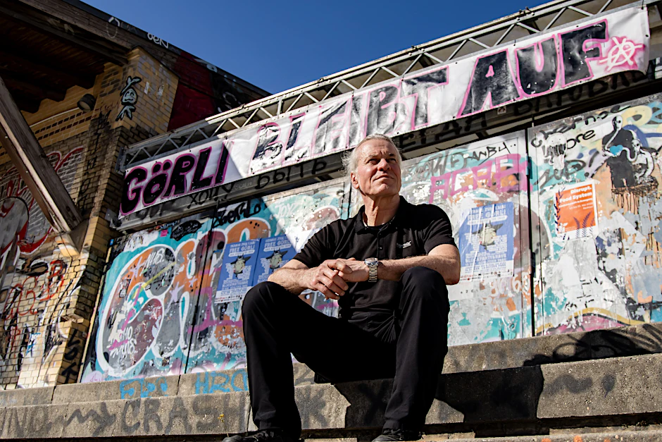 Juri Schaffranek im Görlitzer Park in Kreuzberg