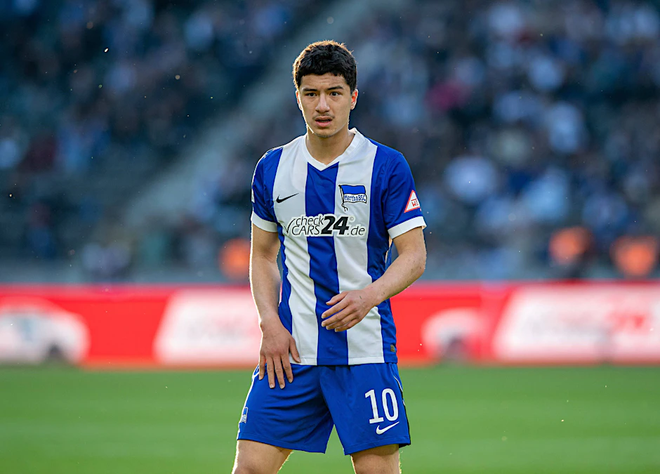 Ibrahim Maza wechselt im Sommer von Hertha BSC zu Bayer Leverkusen.