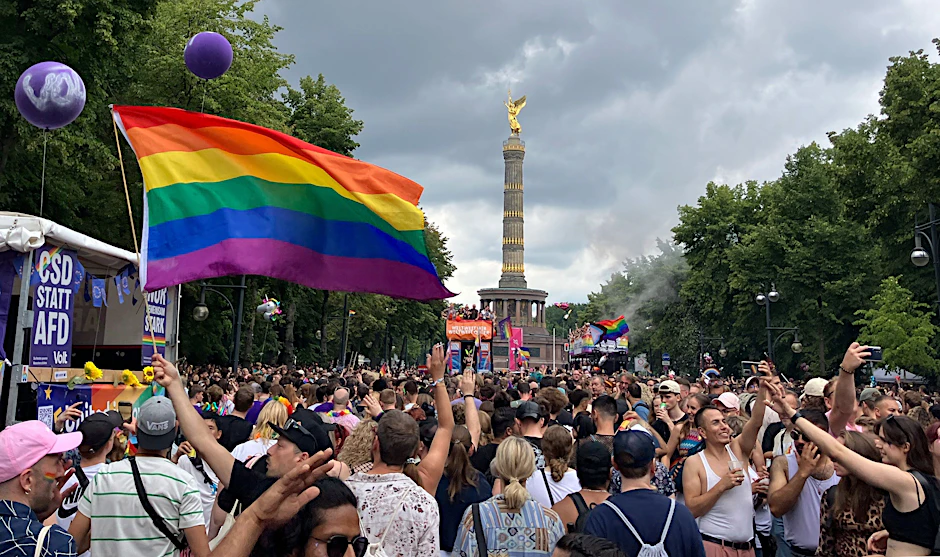 Der Berliner CSD 2024 für Solidarität und Gleichberechtigung der LGBT-Community