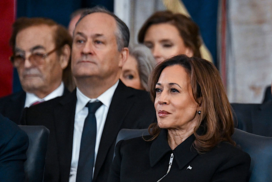 Die ehemalige US-Vizepräsidentin, Kamala Harris, und der ehemalige Second Gentleman, Doug Emhoff. 
