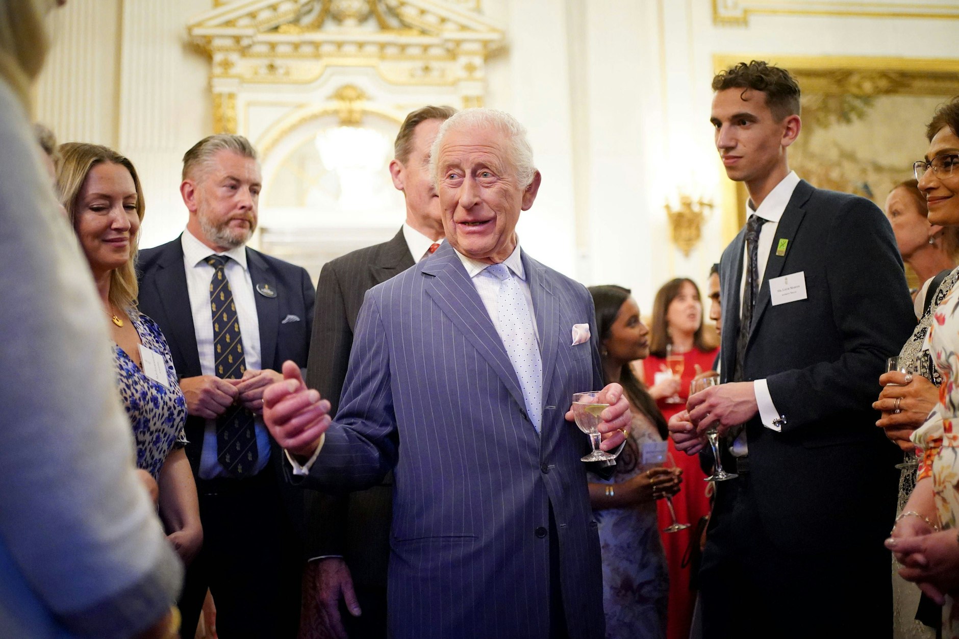 König Charles hat bei einem Empfang im Buckingham-Palast Krebshilfeorganisationen gewürdigt.