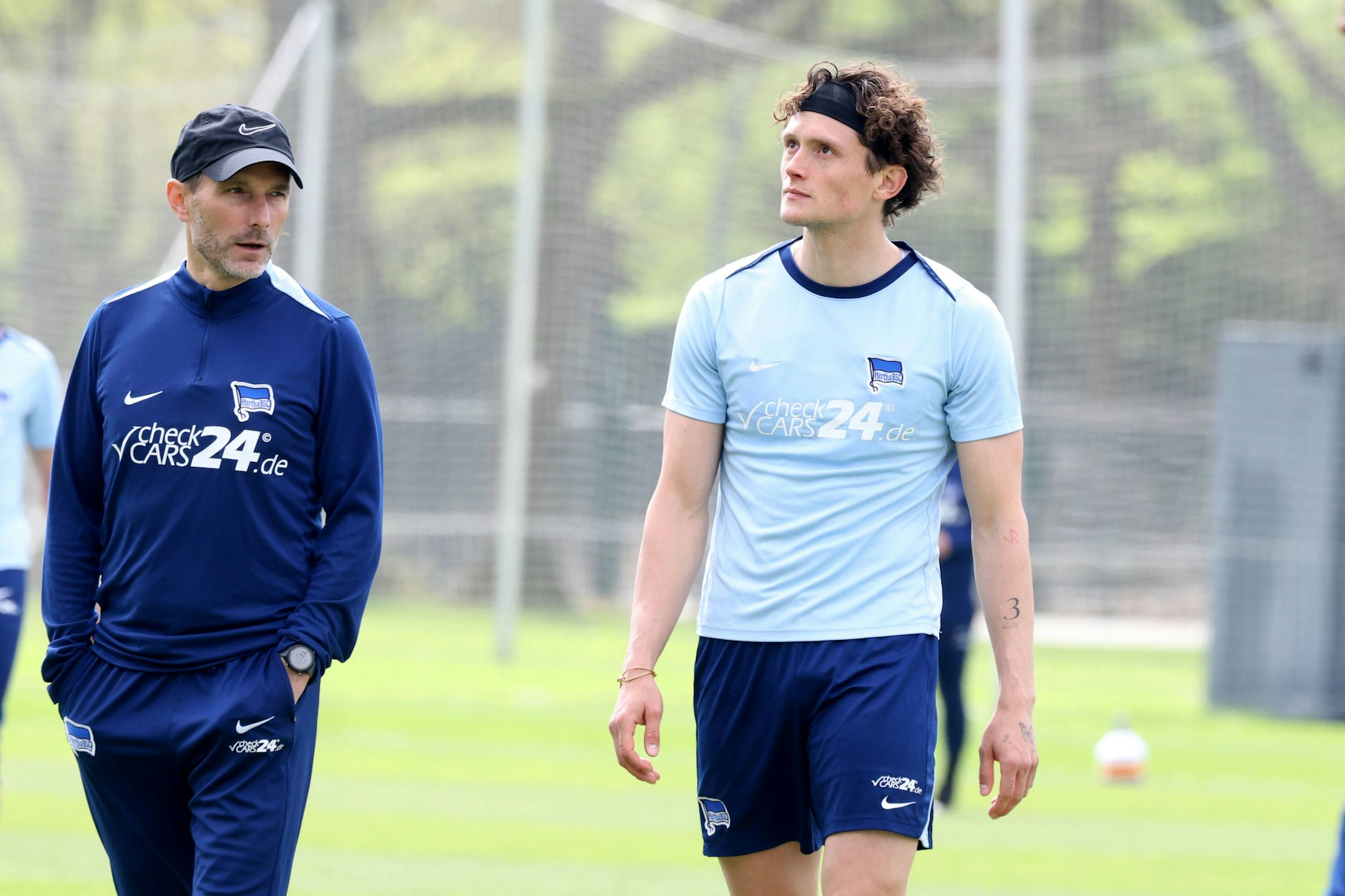 Stefan Leitl und Fabian Reese verstehen sich bestens. Auch weiterhin bei Hertha BSC?