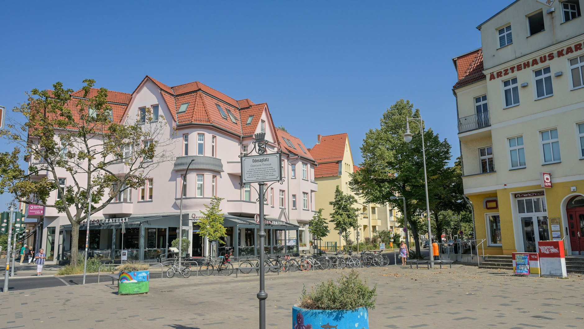 In Lichtenberg gibt es auch einen hübschen Altbaubestand, wie hier in Karlshorst.