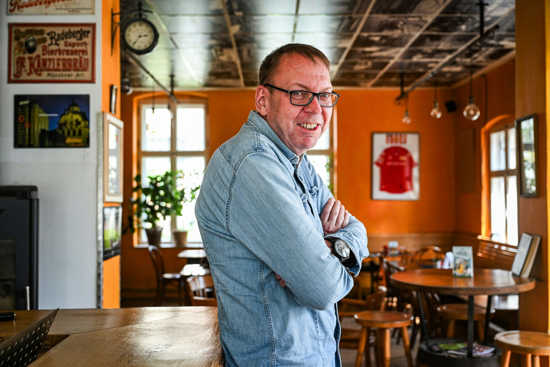 Die Union-Kneipe "Lange Kerls" in Friedrichshagen steht vor dem Aus. Besitzer Frank Seifert zieht den Stecker.