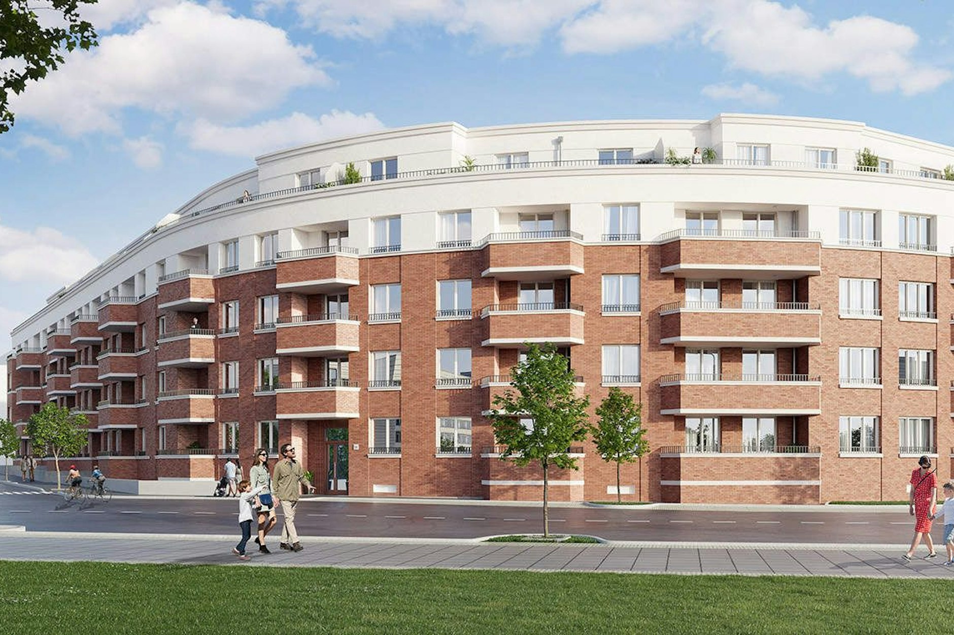 In der Parkstadt Karlshorst sind rund 1000 Wohnungen entstanden.