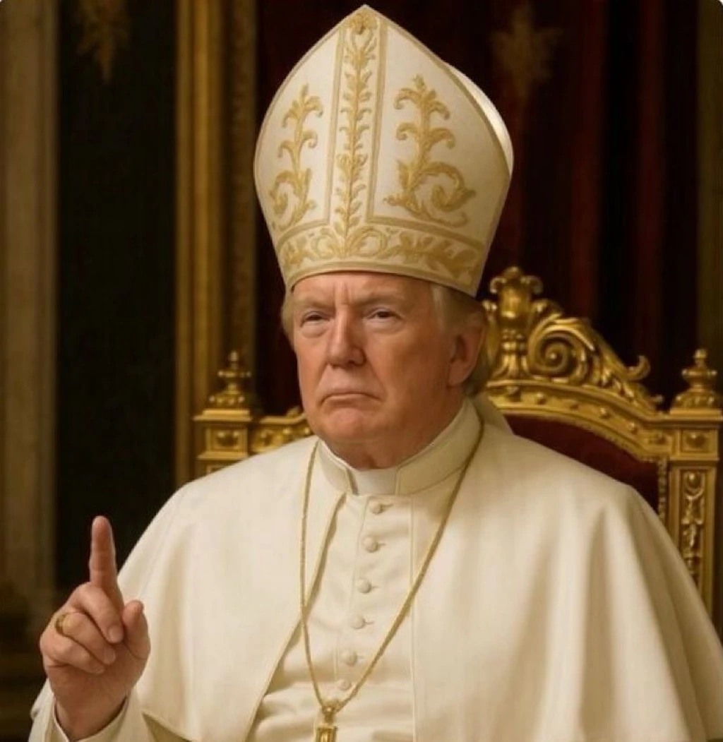 Trump als Papst: Beitrag sorgt für Spott und Empörung