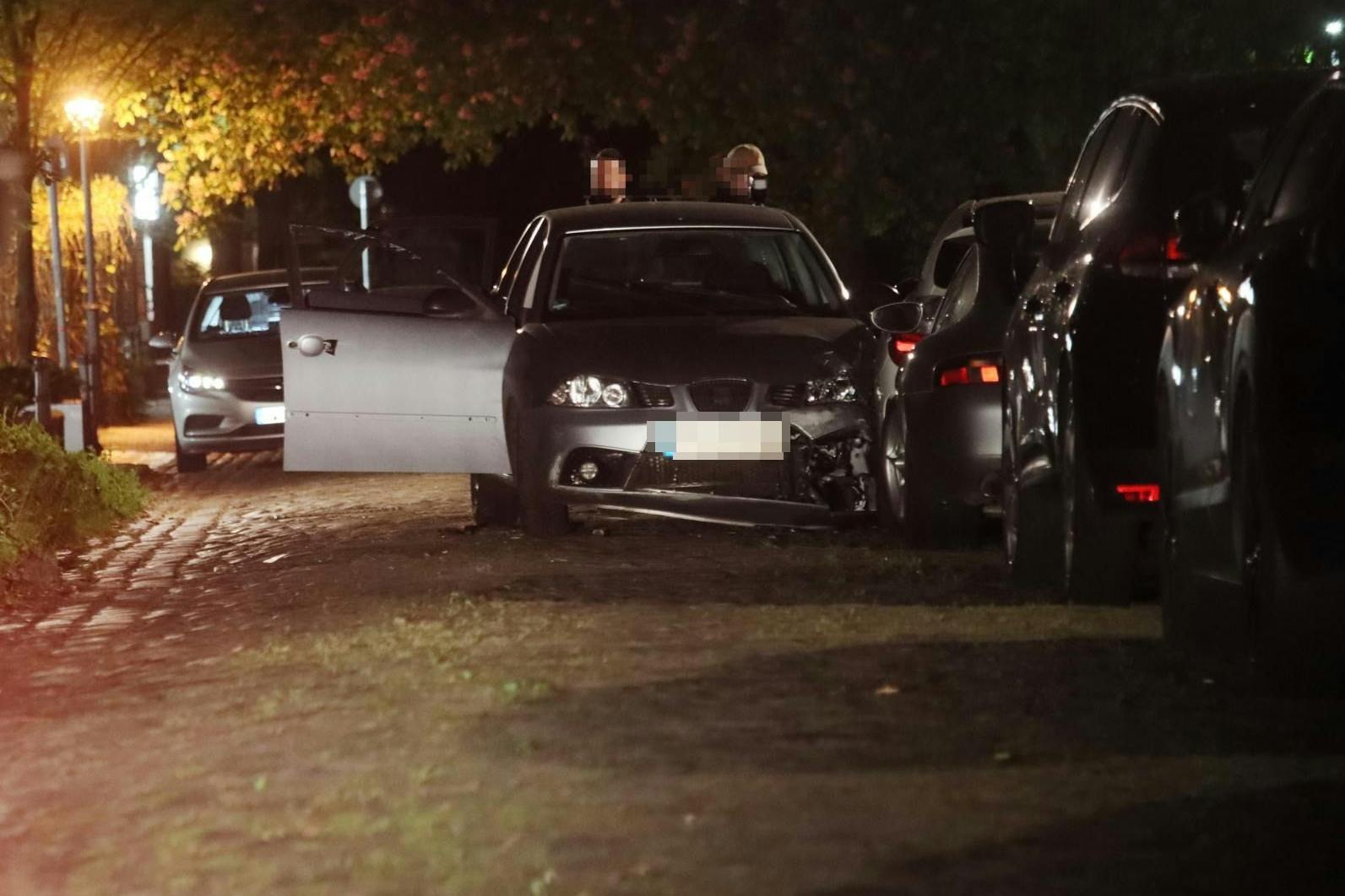 Beamte suchen nach Spuren nach einer rätselhaften Auseinandersetzung in Lichterfelde.