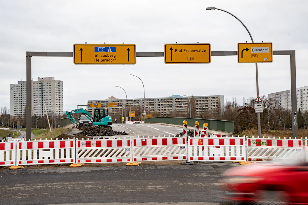 Besser umfahren: Die schlimmsten Baustellen in Marzahn auf einen Blick