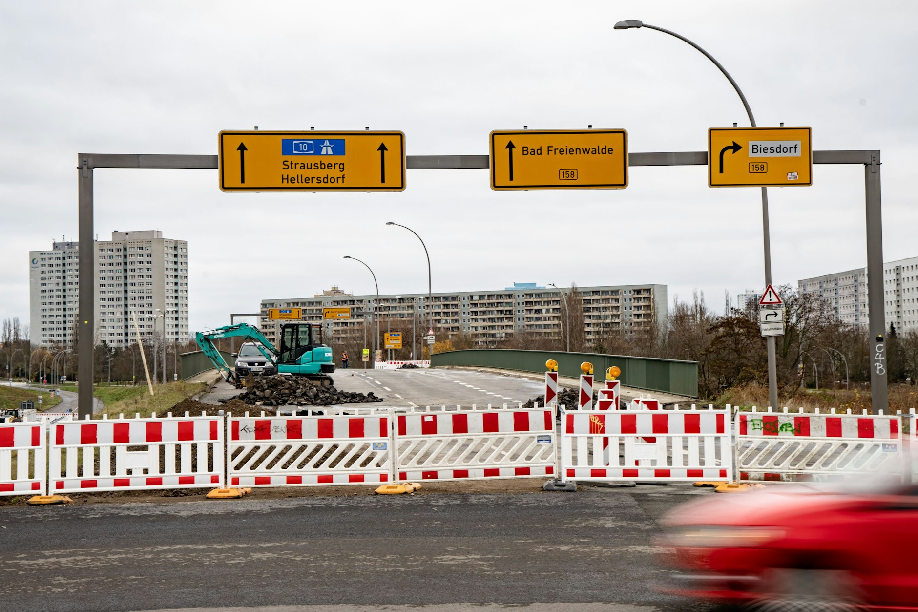 In Marzahn-Hellersdorf sorgen zahlreiche Baustellen für Einschränkungen im Verkehr.