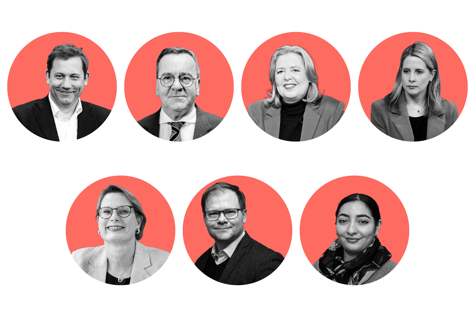 Die künftigen Bundesminister der SPD