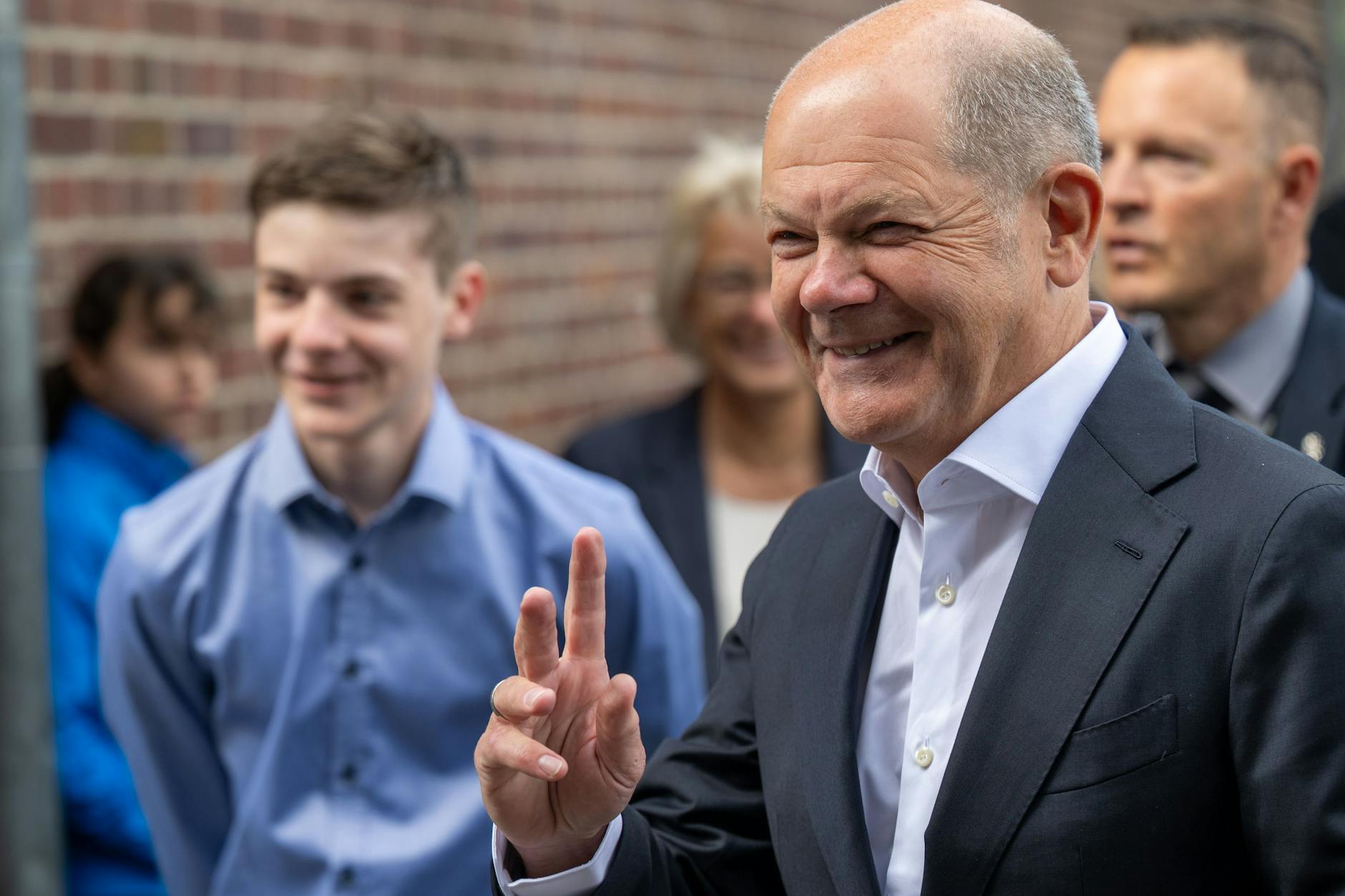 Er geht, Franklin, Lennon und Bach werden bleiben: Olaf Scholz wird am Montag mit dem Großen Zapfenstreich verabschiedet.