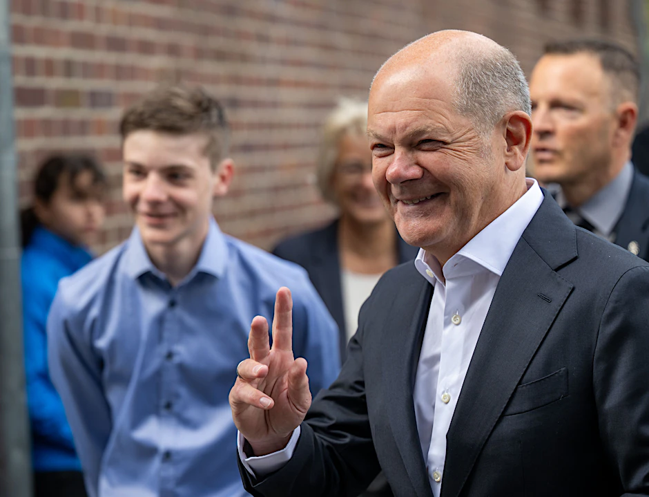 Er geht, Franklin, Lennon und Bach werden bleiben: Olaf Scholz wird am Montag mit dem Großen Zapfenstreich verabschiedet.
