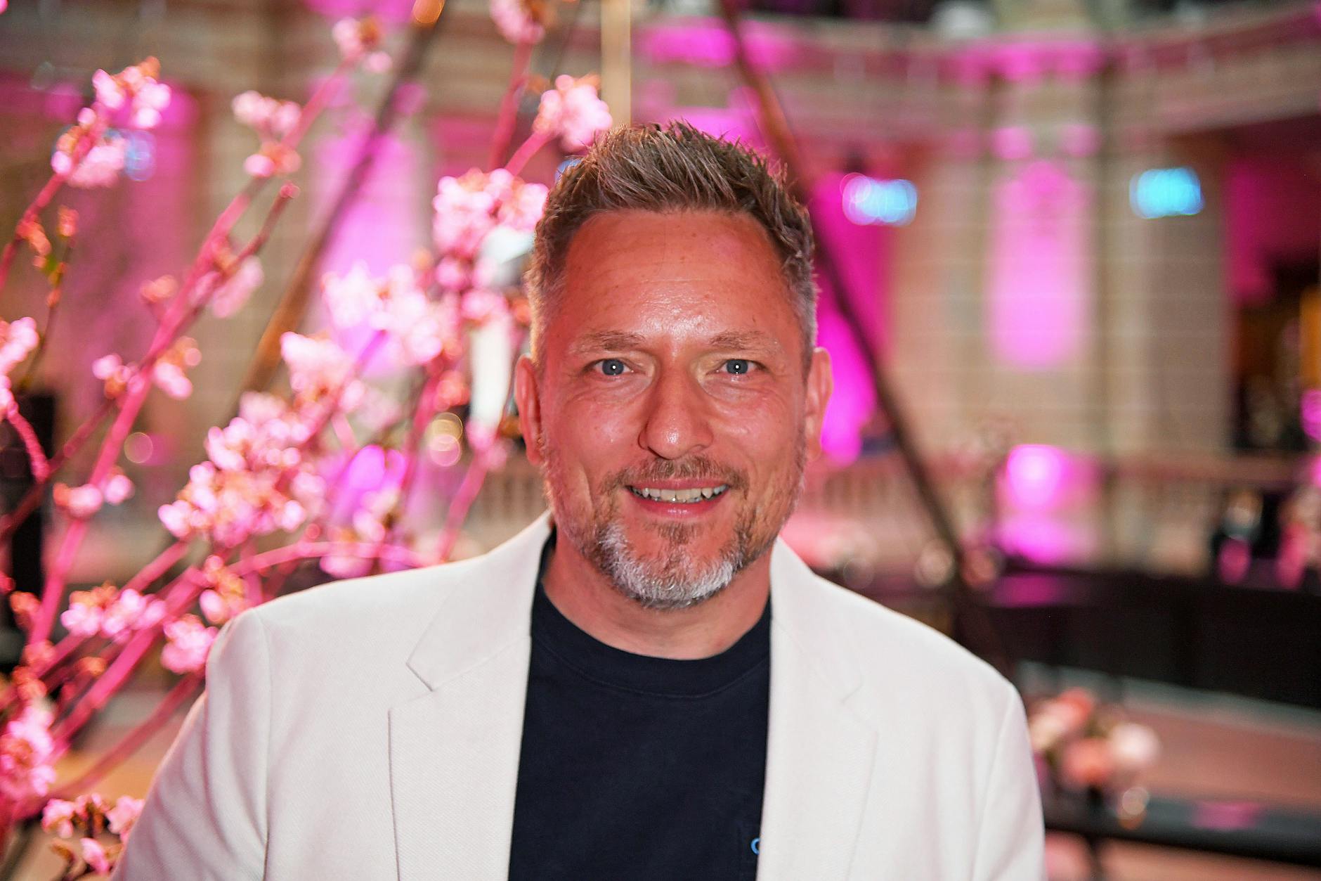 Lars Pape bei der Eröffnung des neuen Restaurants W66 in Berlin.