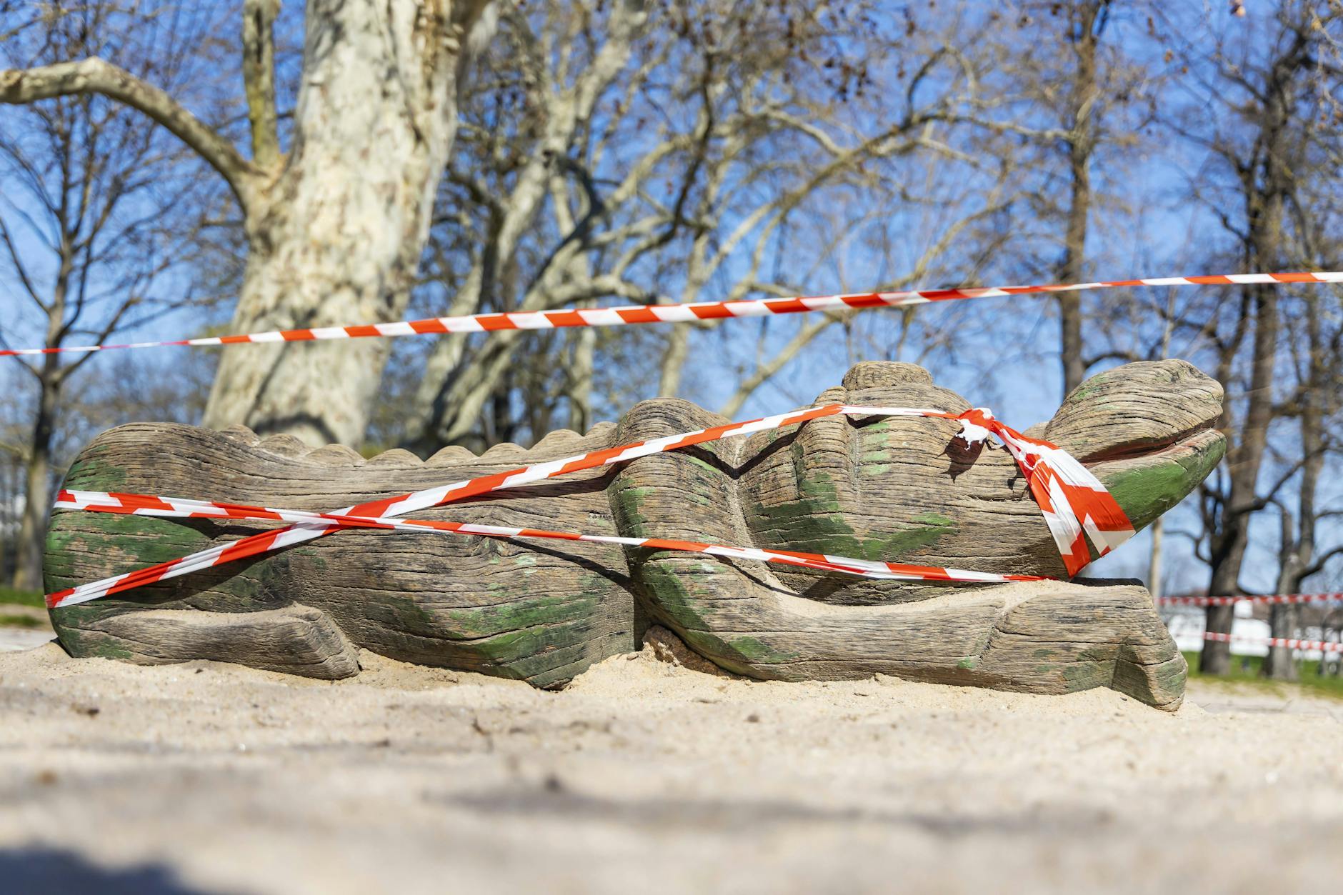 Für etwa zwei Monate ist der Spielplatz Heegermühler Weg in Pankow gesperrt.
