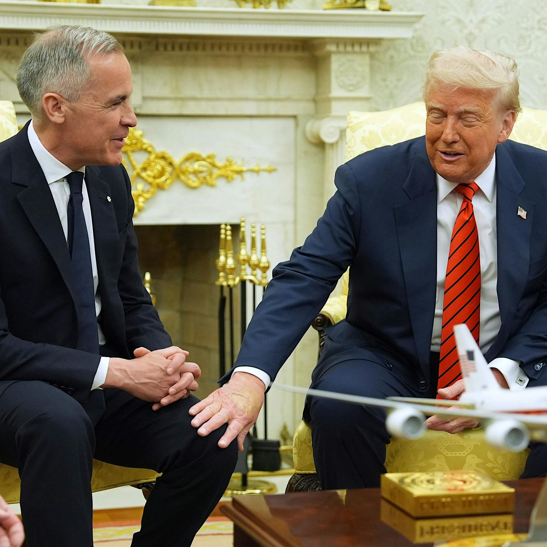 Treffen im Weißen Haus: Kanadas Premier Mark Carney bietet Donald Trump die Stirn