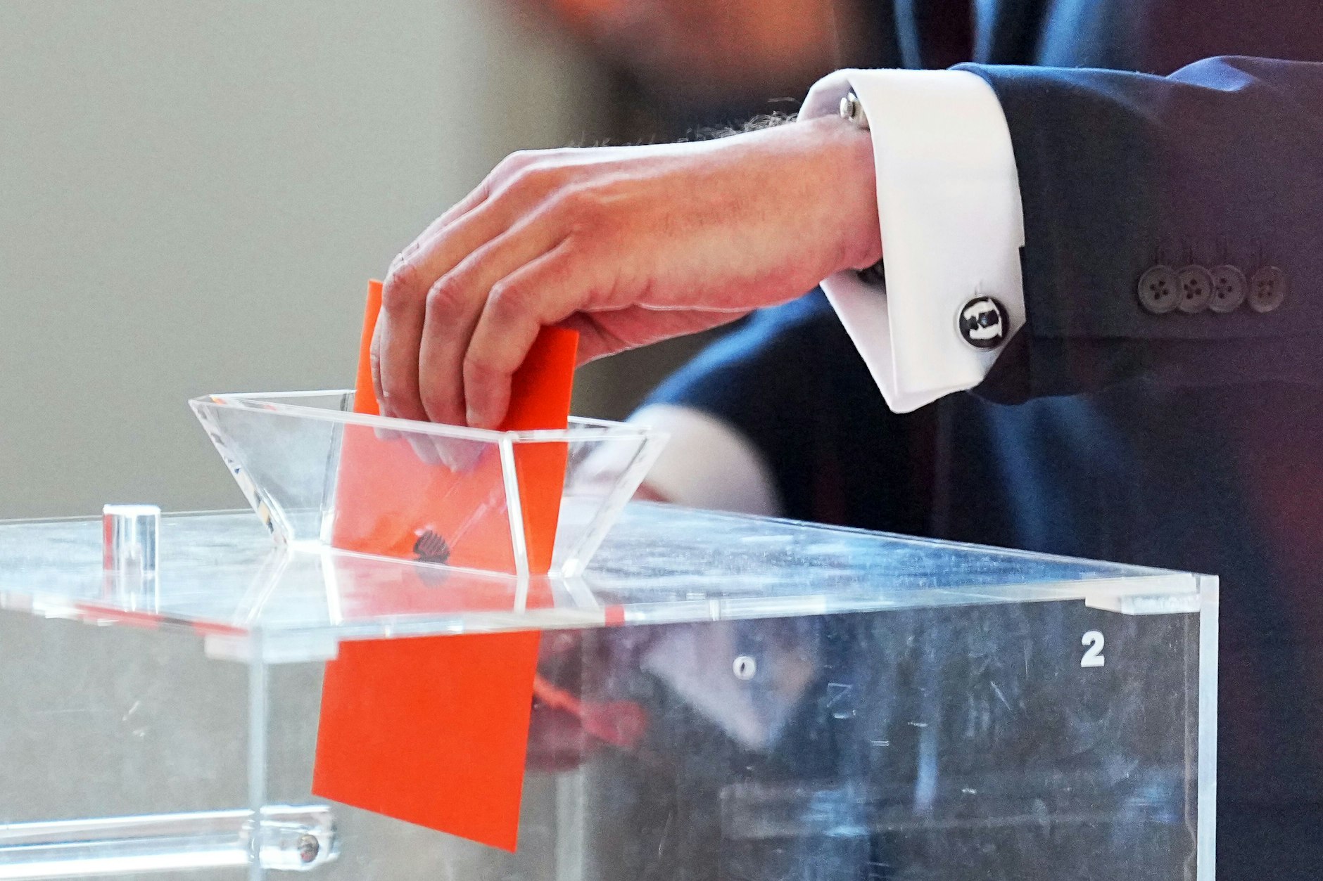 So sehen die Briefe für die geheime Abstimmung aus.