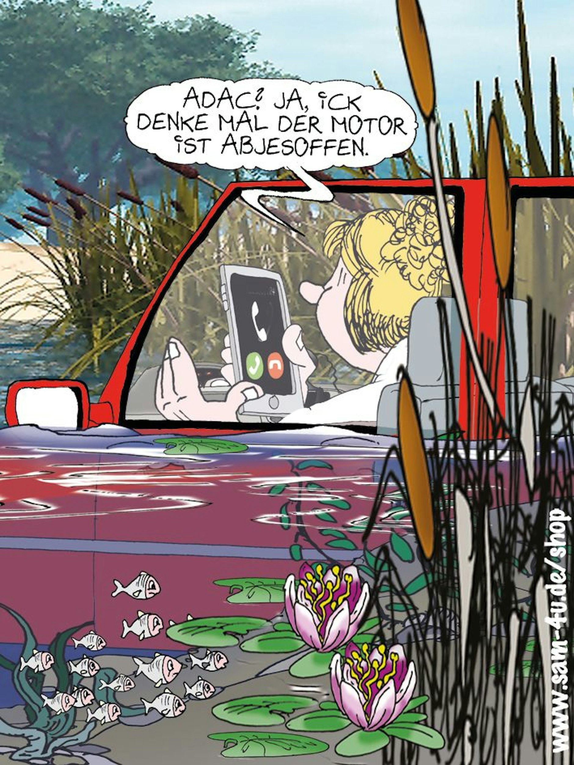 Auch heute haben wir einen tollen Cartoon von unserem Zeichner Sam Paff für Sie. Genießen Sie den Humor am Mittwoch!